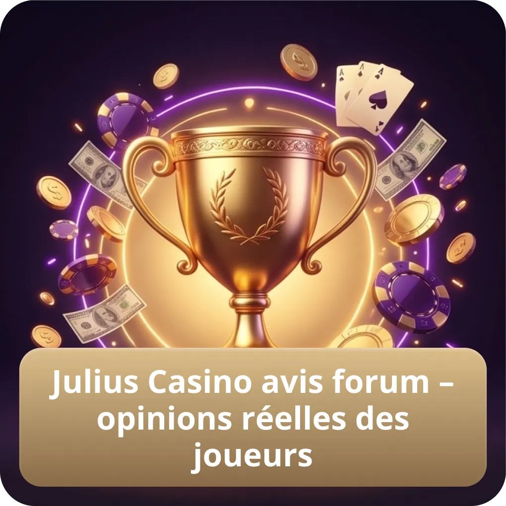 Julius Casino avis forum – opinions réelles des joueurs