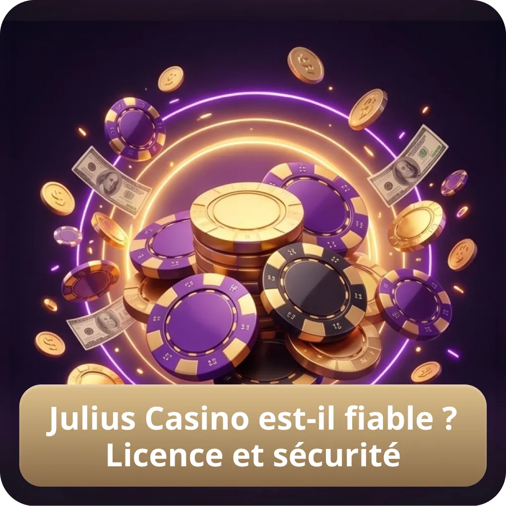 Julius Casino est-il fiable ? Licence et sécurité